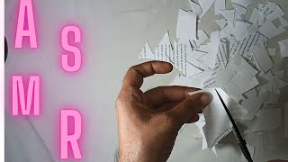 [ASMR].. Paper Cutting With Scissor.