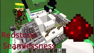 Redstone Flush, Seamless Piston Trapdoor (mainly a showcase)