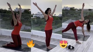 Keerthy Suresh latest yoga video 😘 | Actress Keerthy Suresh Yoga video