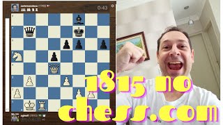 XADREZ Análise de partida! 1815 no chess.com