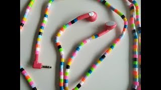 DIY Earphone with beads | Oortjes met kralen