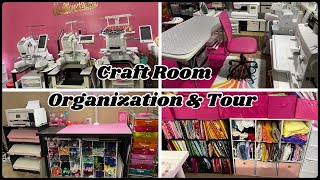 Craft Room Organization and Tour | Extreme Craft Room Organization | Craft Room Storage| Etsy Studio