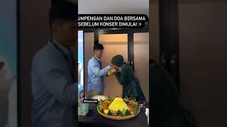 Tumpeng pertama untuk ayah tercinta, konser sang kejora #leslar #rizkybillar #lestikejora