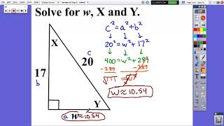 Chapter I - Review how to Solve Sides & Angles with Trig (Video #5)