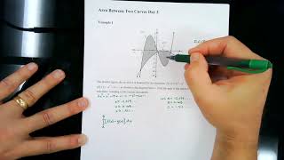 Area of a Region Between Two Curves Day 2