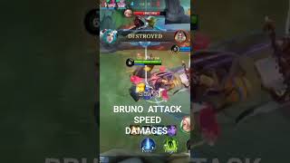 Bruno attack speed damages #mlbb #shortvideo #gameplay #damageskin #bruno