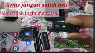 Review dan testing wireless microphone TNW-Y9 #reviews #microphone #wirelessmicrophone