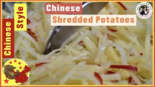 Traditional Style Chinese Shredded Potato #shorts