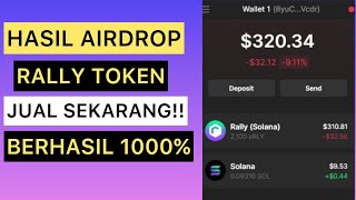 CARA MENJUAL RALLY / sRLY TOKEN JARINGAN SOLANA 1000% berhasil