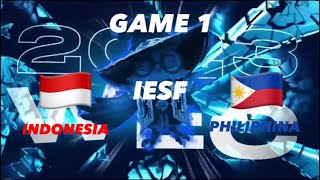 INDONESIA (BTR) vs PHILIPINA (BREN) || IESF 2023 || GAME 1