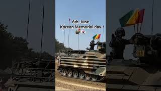 현충일 (Memorial day) in 🇰🇷🪖 #korea #army #soldier #shorts