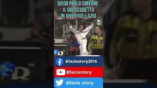 Diego Pablo #Simeone: gol storico in #Juventus #Lazio 0-1 per lo Scudetto del 2000