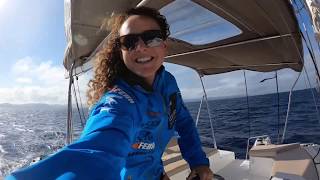 Sailing the Whitsundays with Ironwoman Jordan Mercer and her friends.