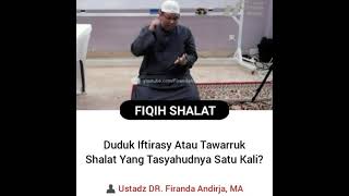 Cara duduk Tasyahud Sahalat dua rakaat