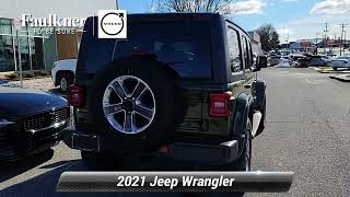 Used 2021 Jeep Wrangler Unlimited Sahara, East Petersburg, PA MW537889