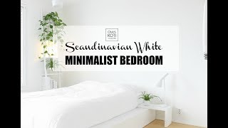 Scandinavian White Minimalist Bedroom