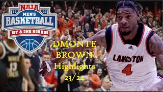 DMonte Brown Highlights NAIA