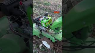 Part 804 Diesel four-wheel drive Rotary tiller Micro tillage machine.😱