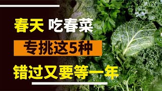 春天吃春菜，聰明人選擇這5種。新鮮便宜又營養。錯過又要等一年