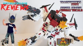 Optimus Wilbur Reviews: Transformers Siege Jetfire Review w/ Toyhax/Reprolabels Decals