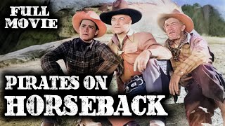 PIRATES ON HORSEBACK | William Boyd | Full Western Movie | English | Wild West | Free Movie