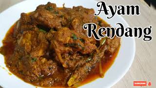 Resepi Ayam Rendang #2