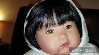 Lifelike Asian baby doll bamboo and su-lin Paradise Galleries. Unboxing Christmas gifts