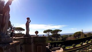 Ammiriamo i giardini della specola Vaticana.