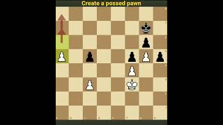 Create a passed pawn #chess #kingsacrifice #shorts