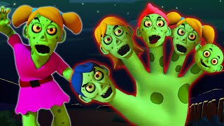 Zombie-Finger-Familie🧟🖐️ | Halloween-Lieder Für Kinder | HooplaKidz Deutsch