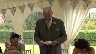 Father of the Bride speech - Julia and Scott Bishop's wedding - July 2012