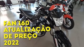 cg 160 fan 2022 preço atualizado  moto zema divinopolis mg