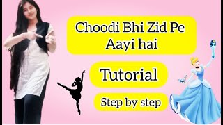 Choodi Bhi Zid Pe Aayi Hai dance Tutorial|Anuradha Paudwal|Ishq Hua|Feat.kahkashan Patel, Aamir Ali