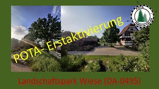 Landschaftspark Wiese| Grün 99 | POTA-Erstaktivierung| DE-0495 | FT8 | ex. DA-0495