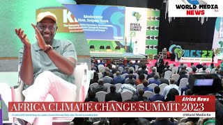 AFRICA CLIMATE CHANGE SUMMIT AT KICC NAIROBI LEAD BY WILLIAM RUTO & OTHER CLIMATE CHANGE DELICATES