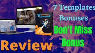 Web Agency Fortune Review | 7 Templates Bonuses And Demo #shorts #review