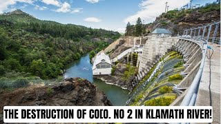 First dam being removed on Klamath River