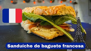 Sanduíche de baguete francesa