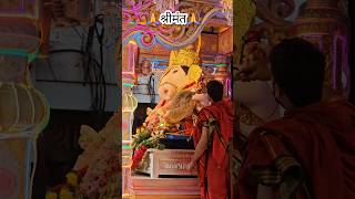 Shrimant Dagduseth Halwai Ganpati 2024 | Pune Ganpati Visarjan Miravnuk 2024 #shorts #puneganpati