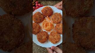 क्रिस्पी चिकन कटलेट🔥🔥😋| #shorts #trending #breakfast #easyrecipe #youtubeshorts #cutlet #ytshorts