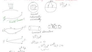 Parallel Transport, Covariant Derivaties and Christoffel Symbols