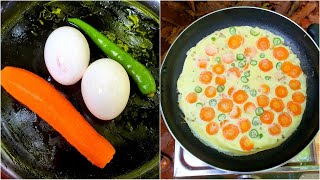 Caret Omelette | Egg Village Cooking | Omelet Recipe | EP# 4