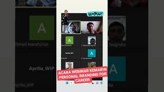 Personal Branding For Career shortinfo #webinar #personalbranding #duniakerja #career #tips #kerja