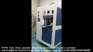 free flow powder PTFE molding machine