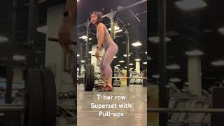 T-Bar row #gymgirlmotivation #fitness #gymgirl