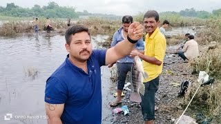 talapia fish hunting fishing in badlapur @ Ullas river jk fishing 91 Maharashtra