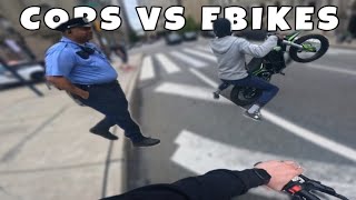 EBOX 2.0 WHEELIES THROUGH DOWNTOWN! *COPS WERE MAD*