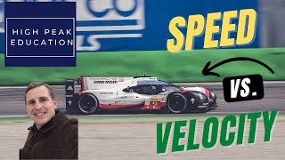 Speed vs Velocity: What's the Difference? | Physics Linear Kinematics Motion