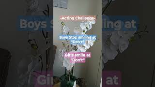 Acting Challenge! Do what you're supposed to do and see the results! #viral #trending