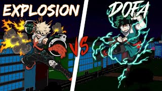 Explosion VS Dofa | Boku No Roblox Remastered